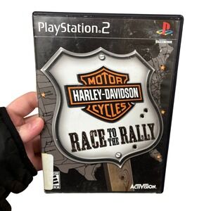 Harley-Davidson Cycles Race to the Rally Sony PlayStation 2 PS2 2006 CIB